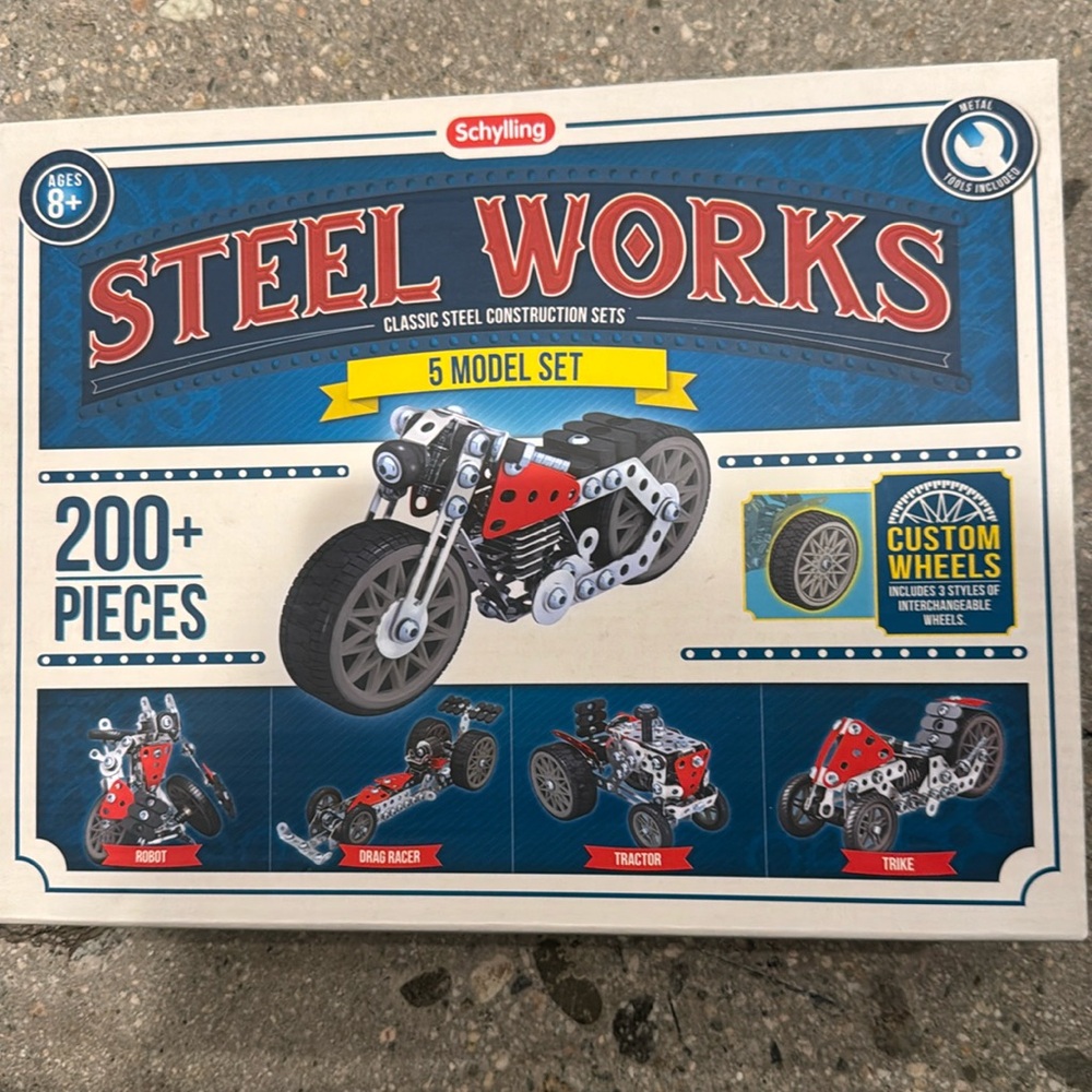 Steel works 5 model set ￼